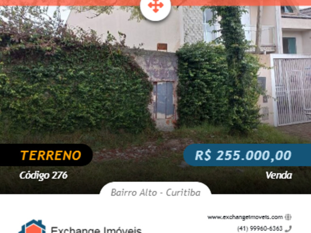 #276 - Terreno para Venda em Curitiba - PR - 1