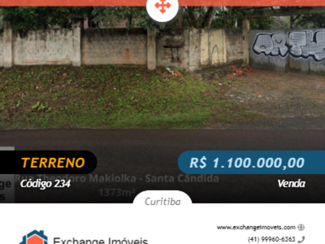 #234 - Terreno para Venda em Curitiba - PR - 1