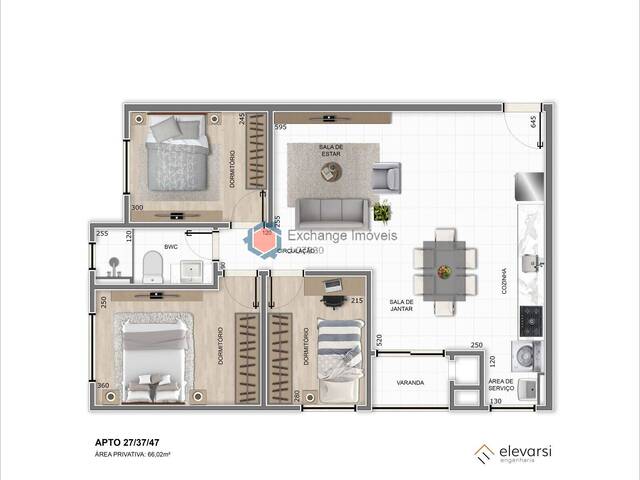 #489 - Apartamento para Venda em Colombo - PR - 2
