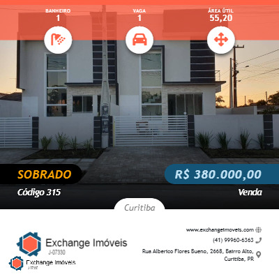 Sobrado, 55 m² - Foto 1