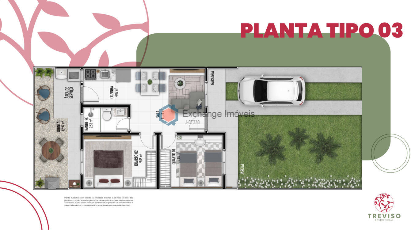 Casa, 2 quartos, 42 m² - Foto 11