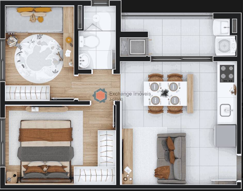Apartamento à venda com 2 quartos, 44m² - Foto 10