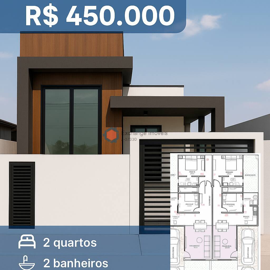 Casa, 2 quartos - Foto 1