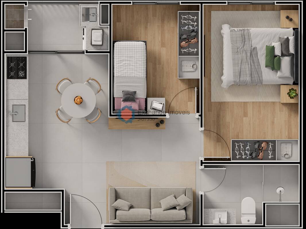 Apartamento, 2 quartos, 41 m² - Foto 5