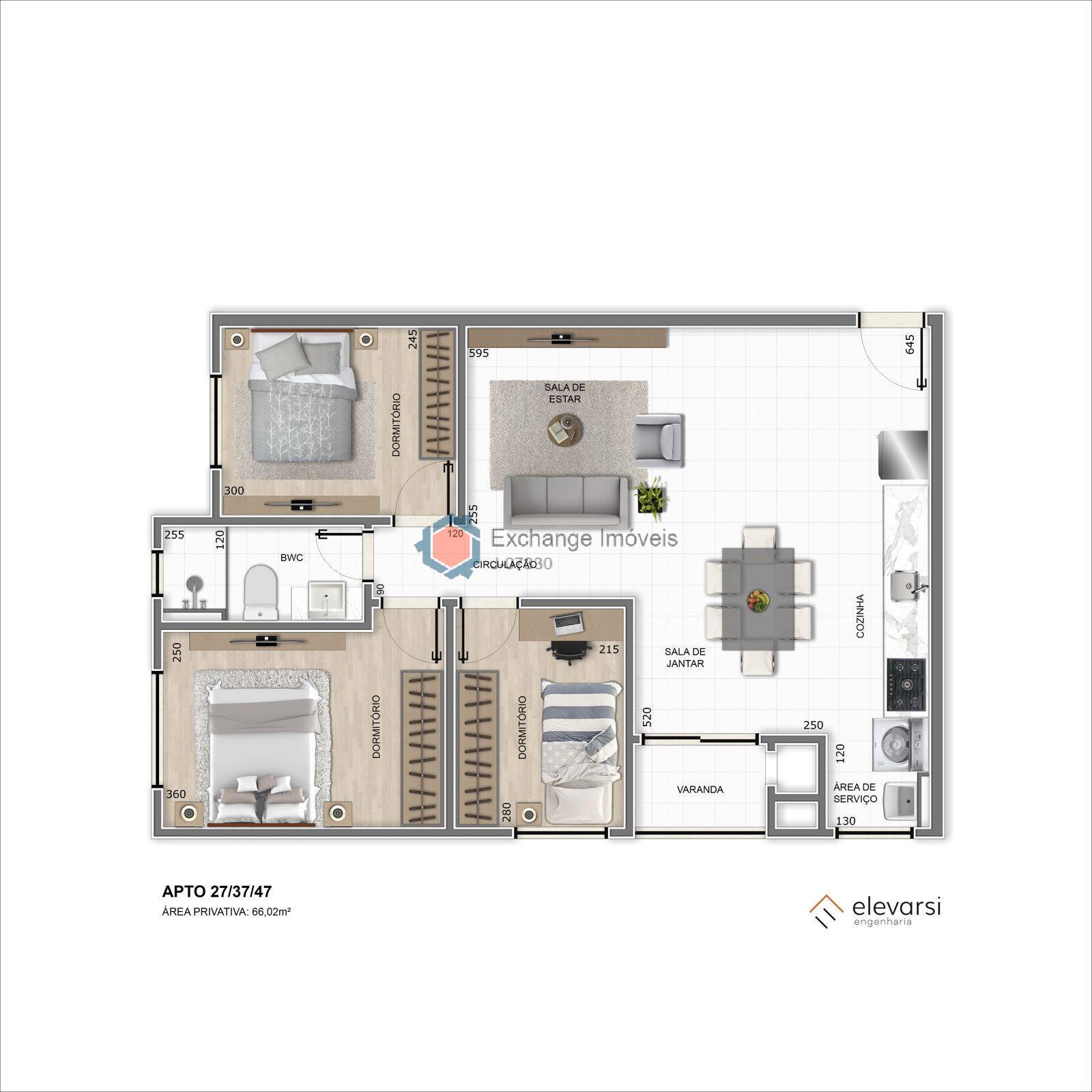 Apartamento, 3 quartos - Foto 2